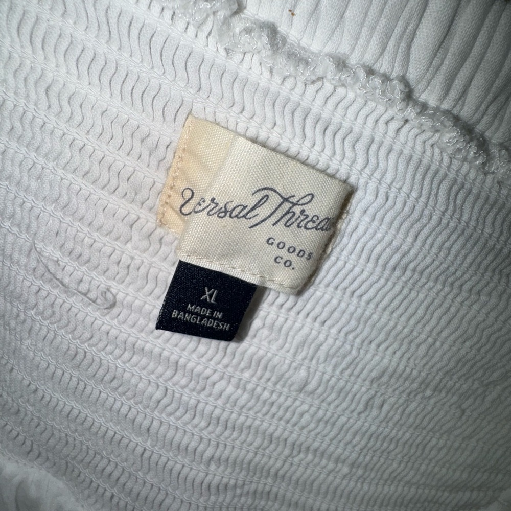 Universal Thread White Strapless Dress Euc - image 7